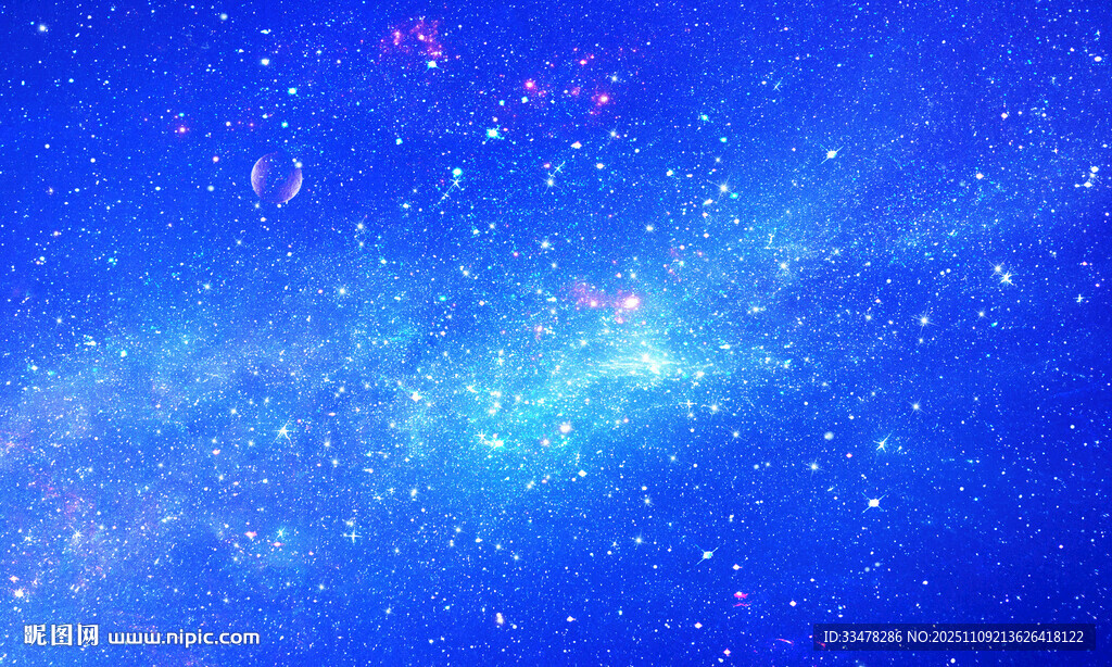 银河星空背景图片