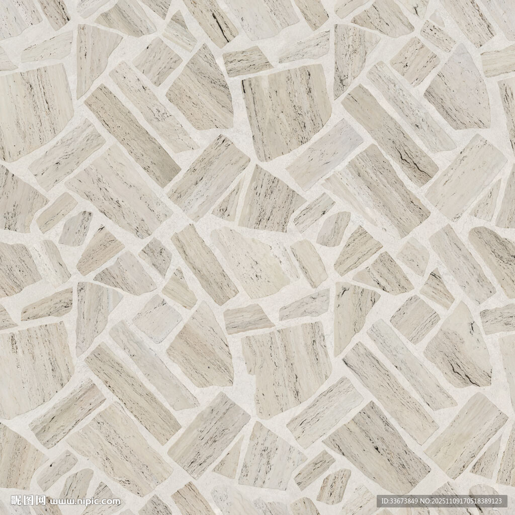 浅色几何纹理马赛克瓷砖