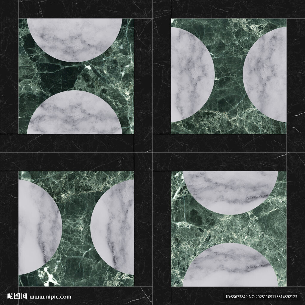 绿色大理石纹理图案设计