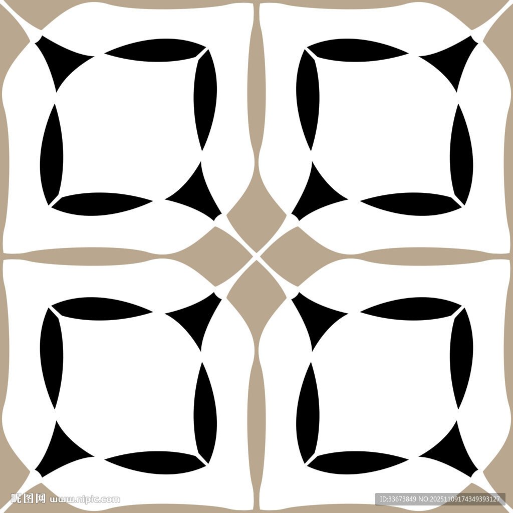 几何图案瓷砖设计