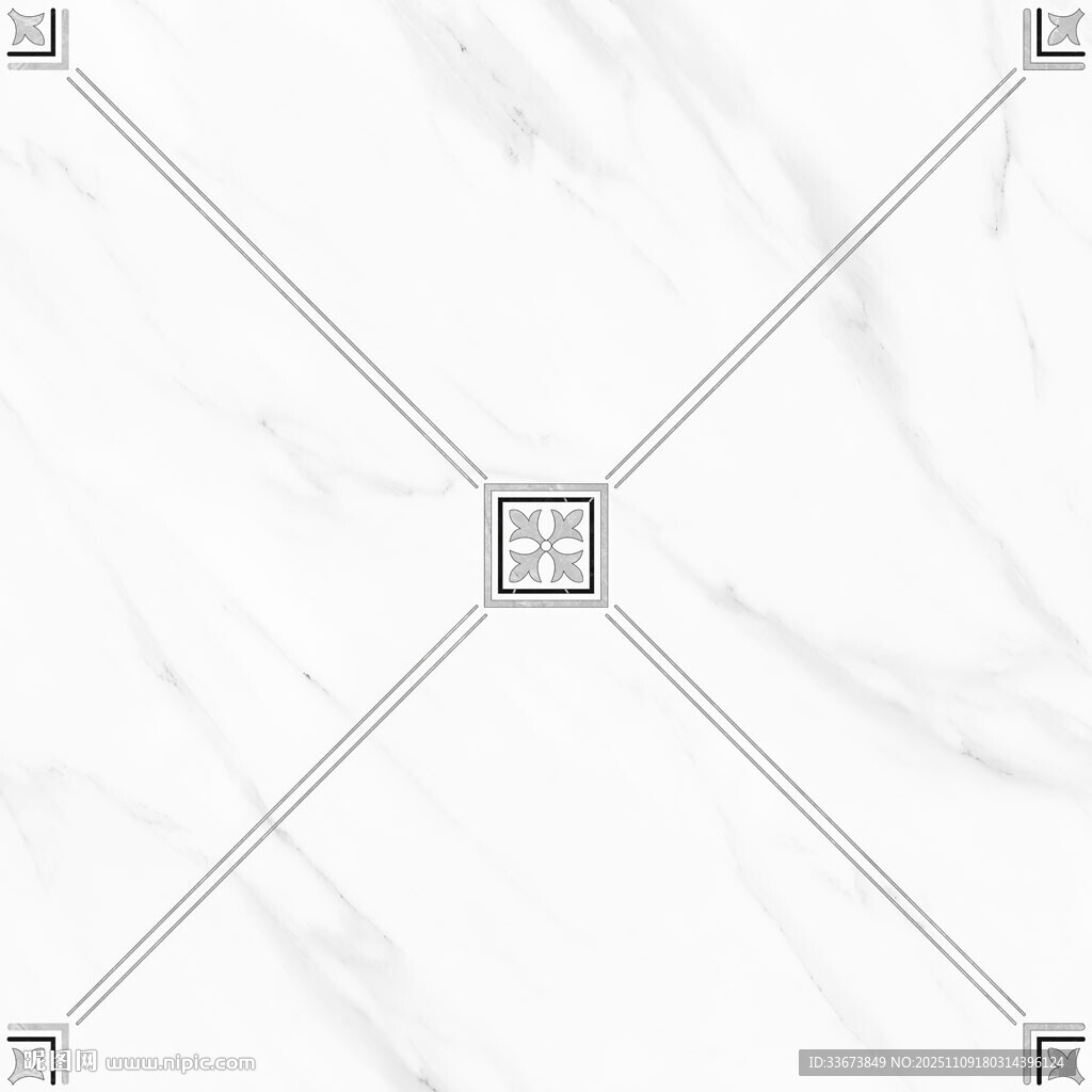 简约大理石瓷砖图案设计