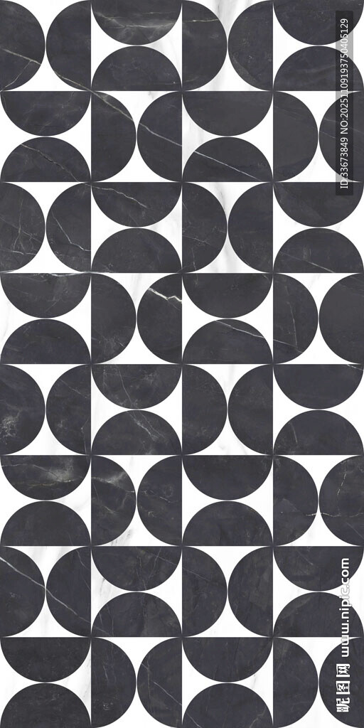 几何图案无缝花砖背景