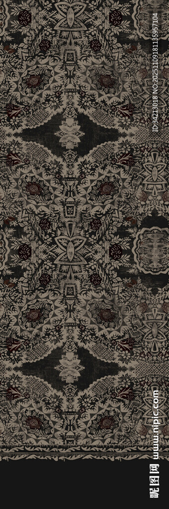 大牌复古花纹图案