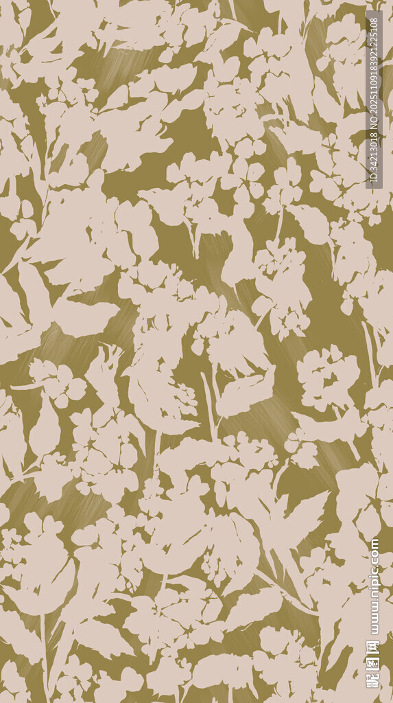 大牌复古花卉图案