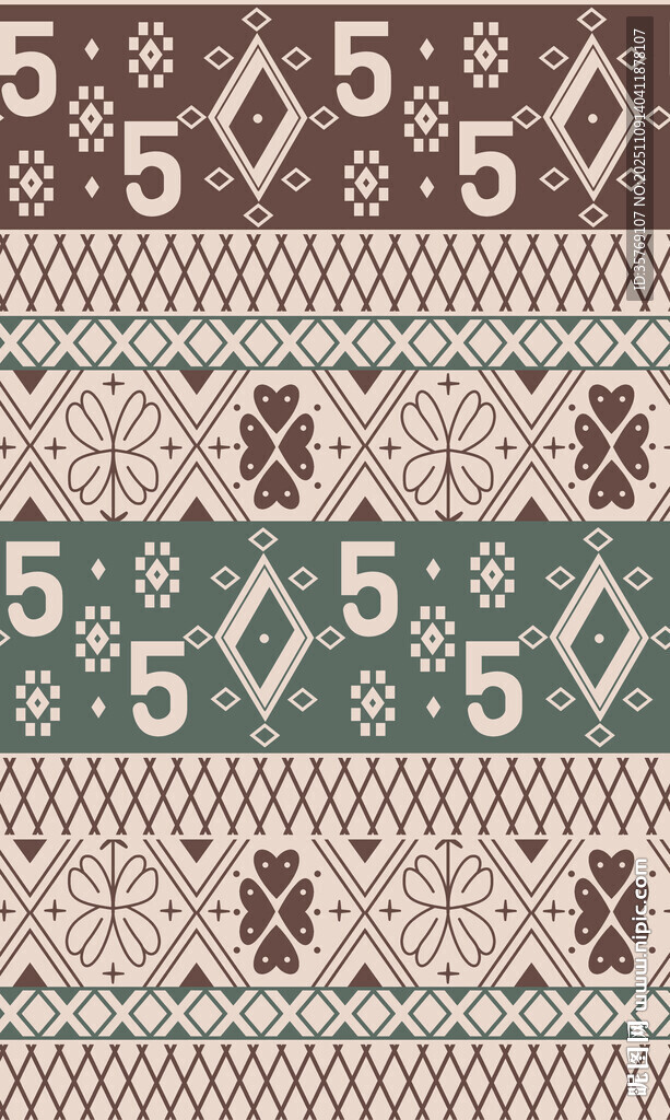 民族风几何图案纹理