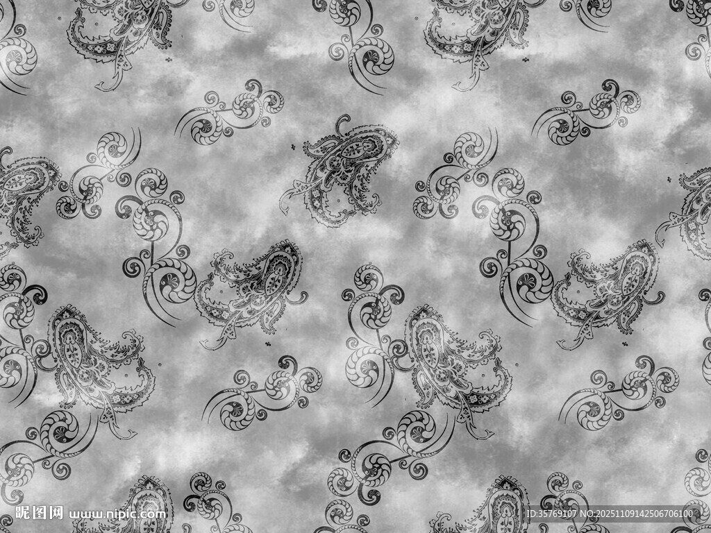 黑白抽象图案纹理背景