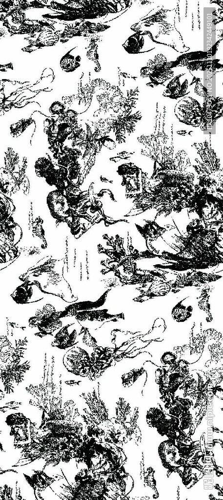 黑白抽象纹理图案