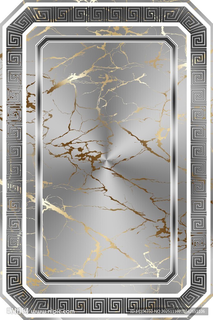 金属边框大理石纹理面板