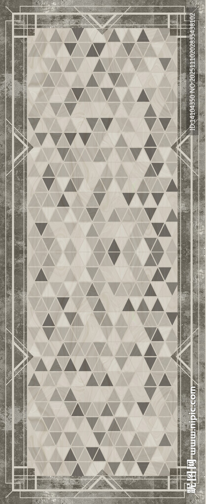 复古花纹地毯图案设计