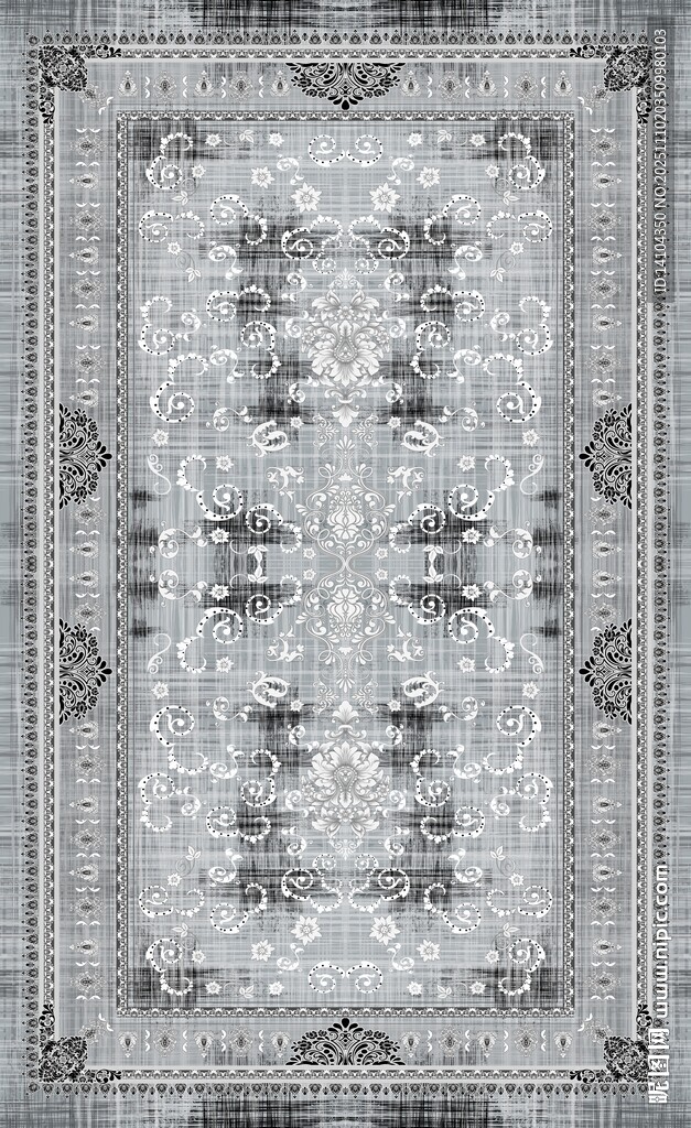 精致花纹地毯图案设计