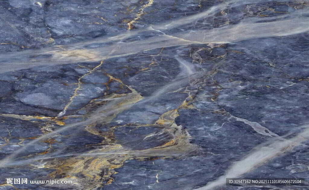 蓝色 轻奢豪华石纹 高清大图 