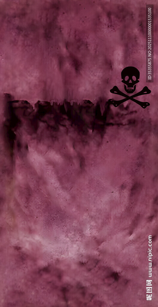 紫色骷髅图案纹理背景