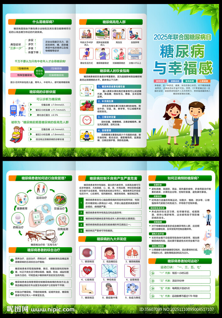 2025年糖尿病日折页