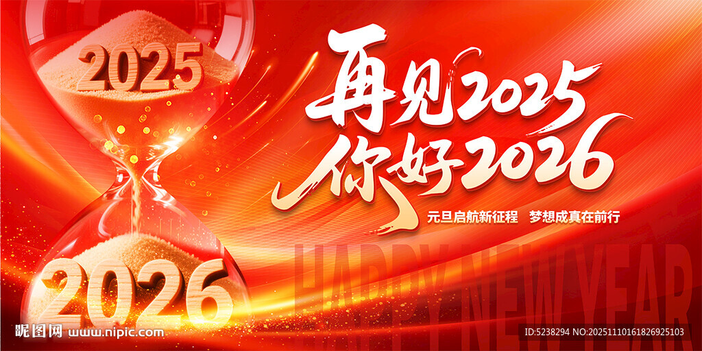 再见2025你好2026