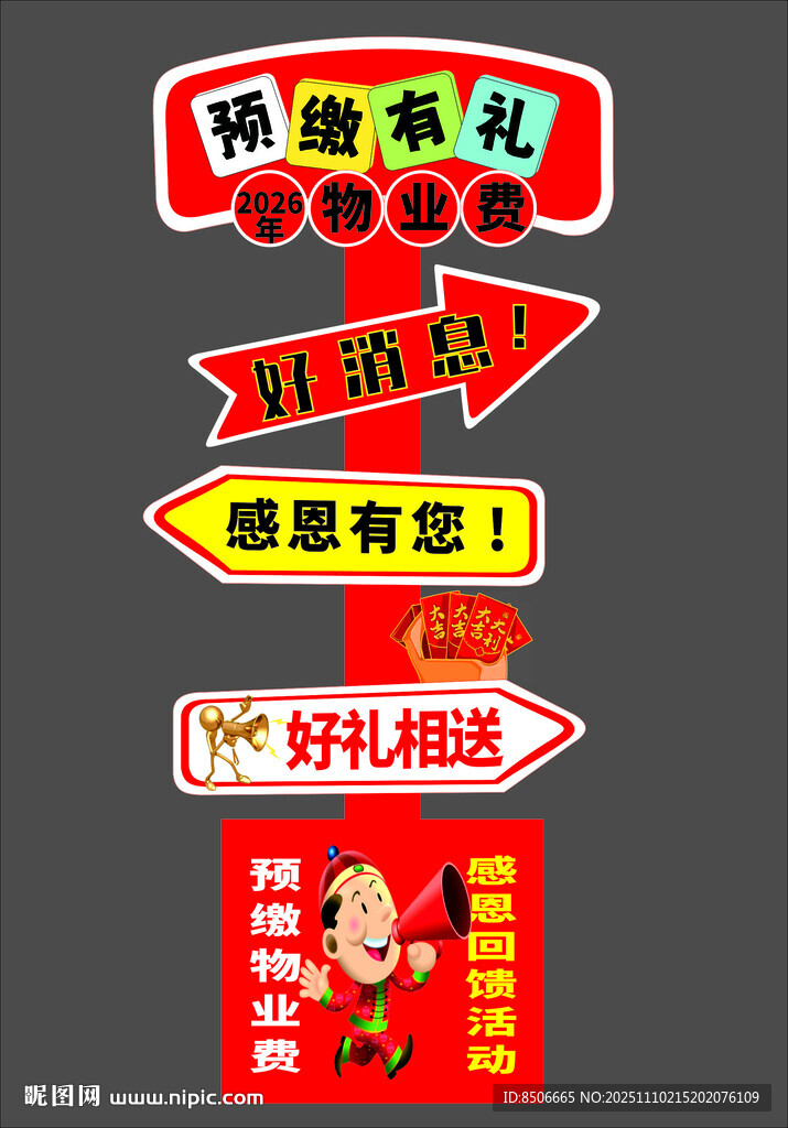 物业费预缴有礼打卡点