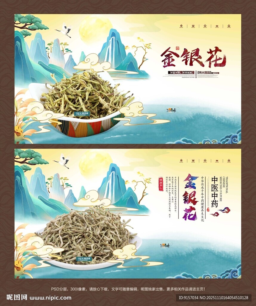金银花海报