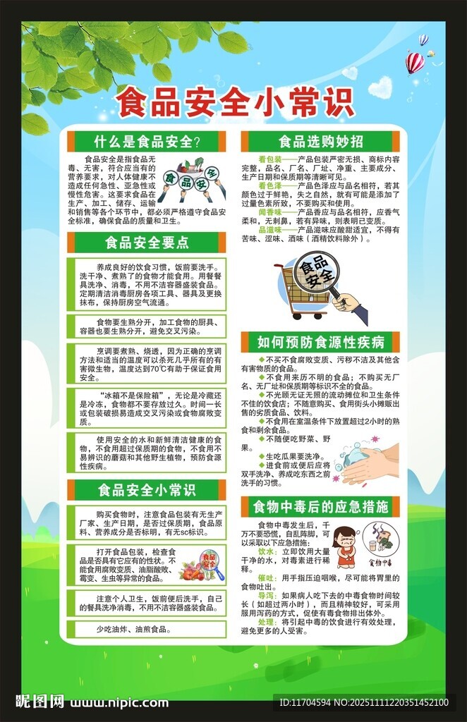 全国食品安全宣传周海报