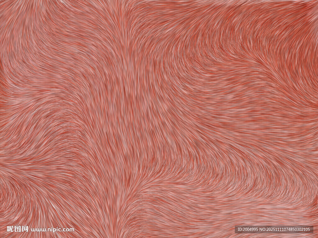 粉色红色毛发纹理