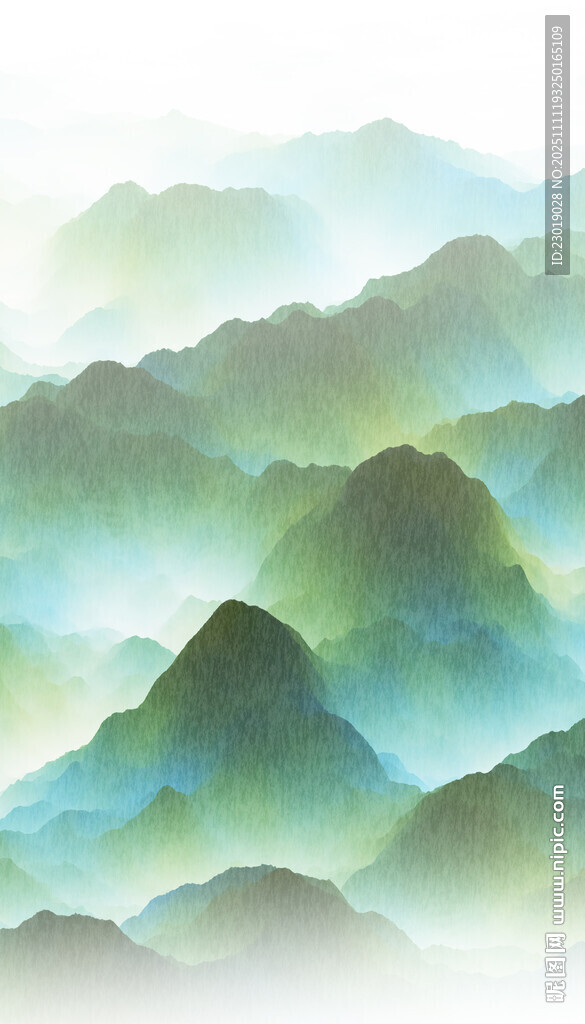 水墨山水意境图