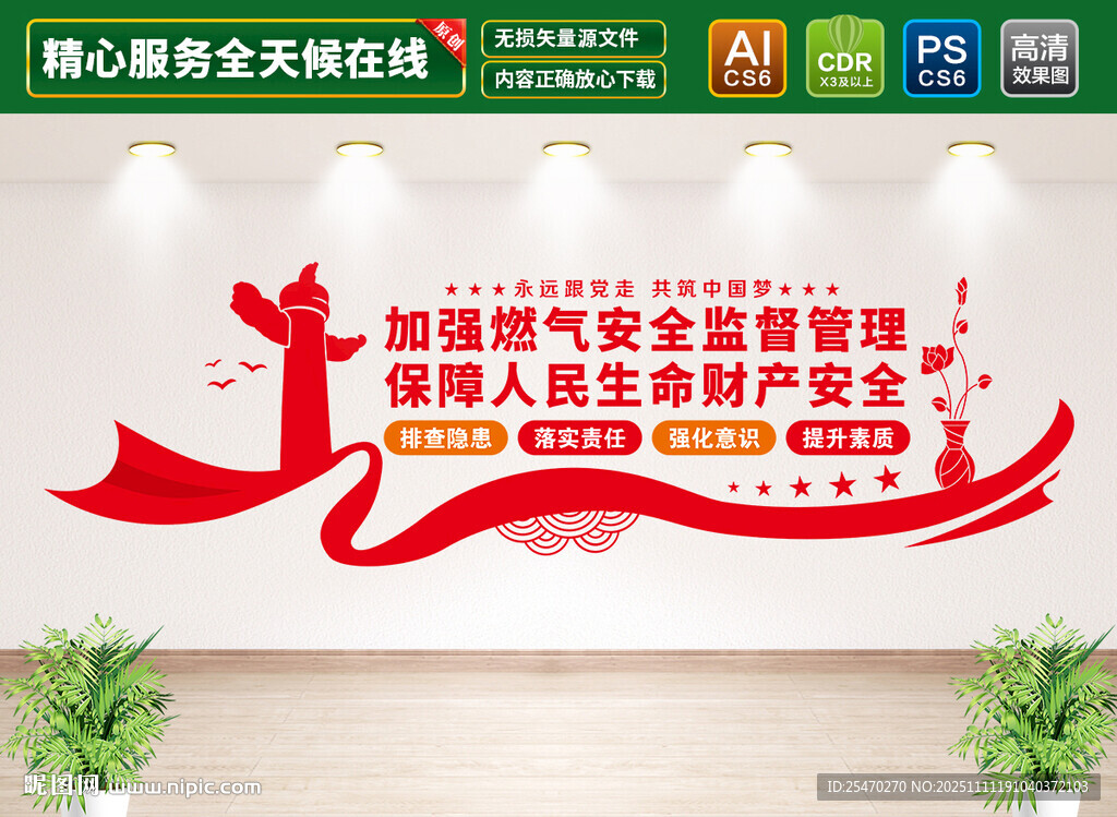 燃气使用安全文化墙