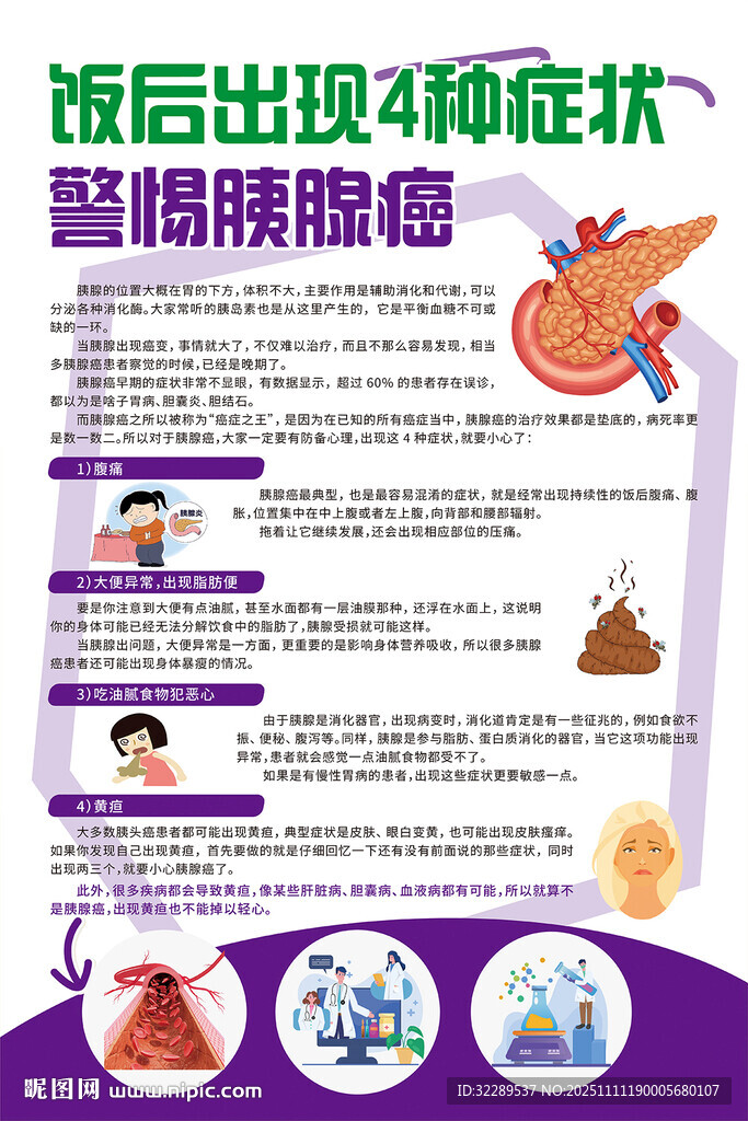 饭后出现4种症状警惕胰腺癌