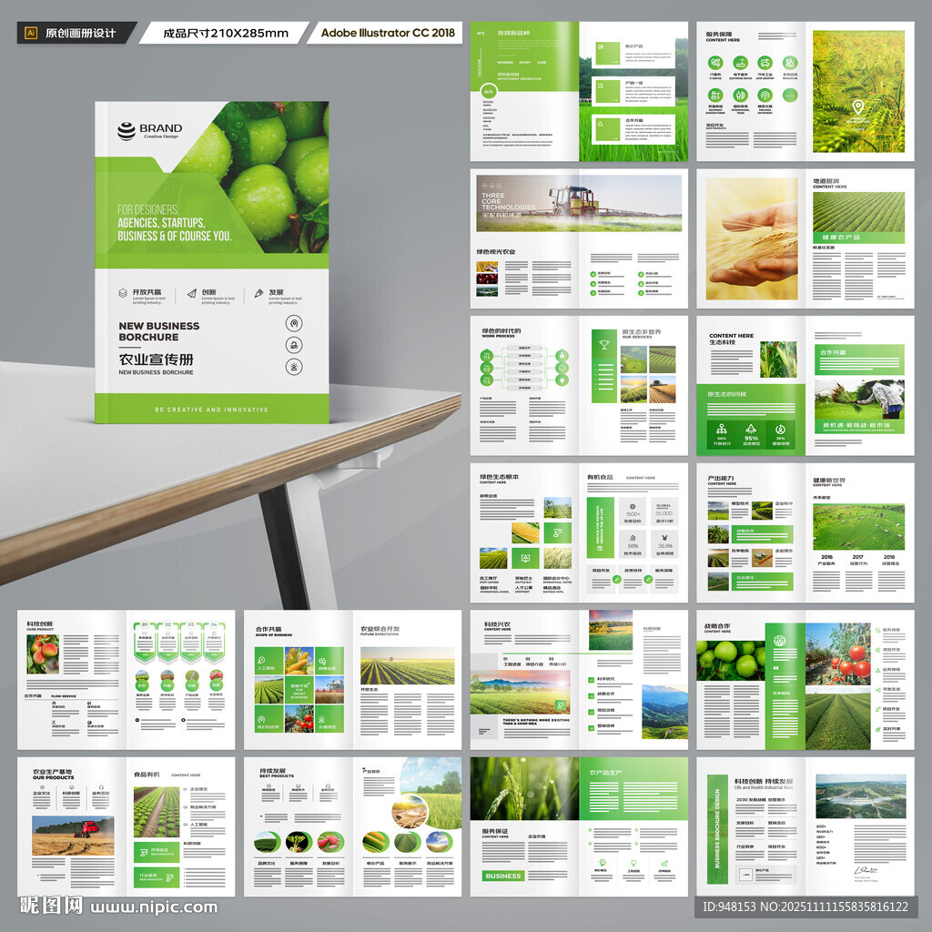 农产品宣传册