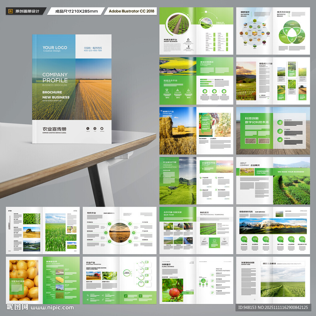 农业合作社画册