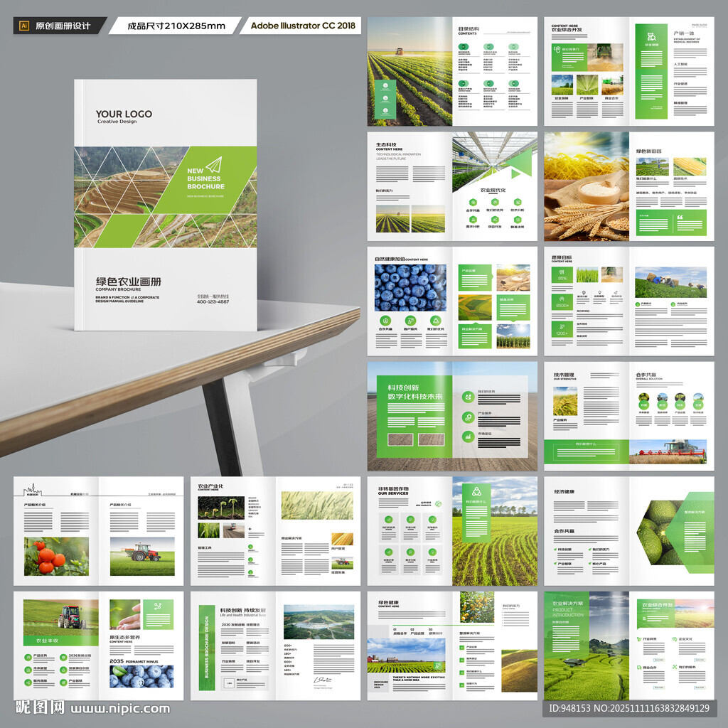 农产品宣传册