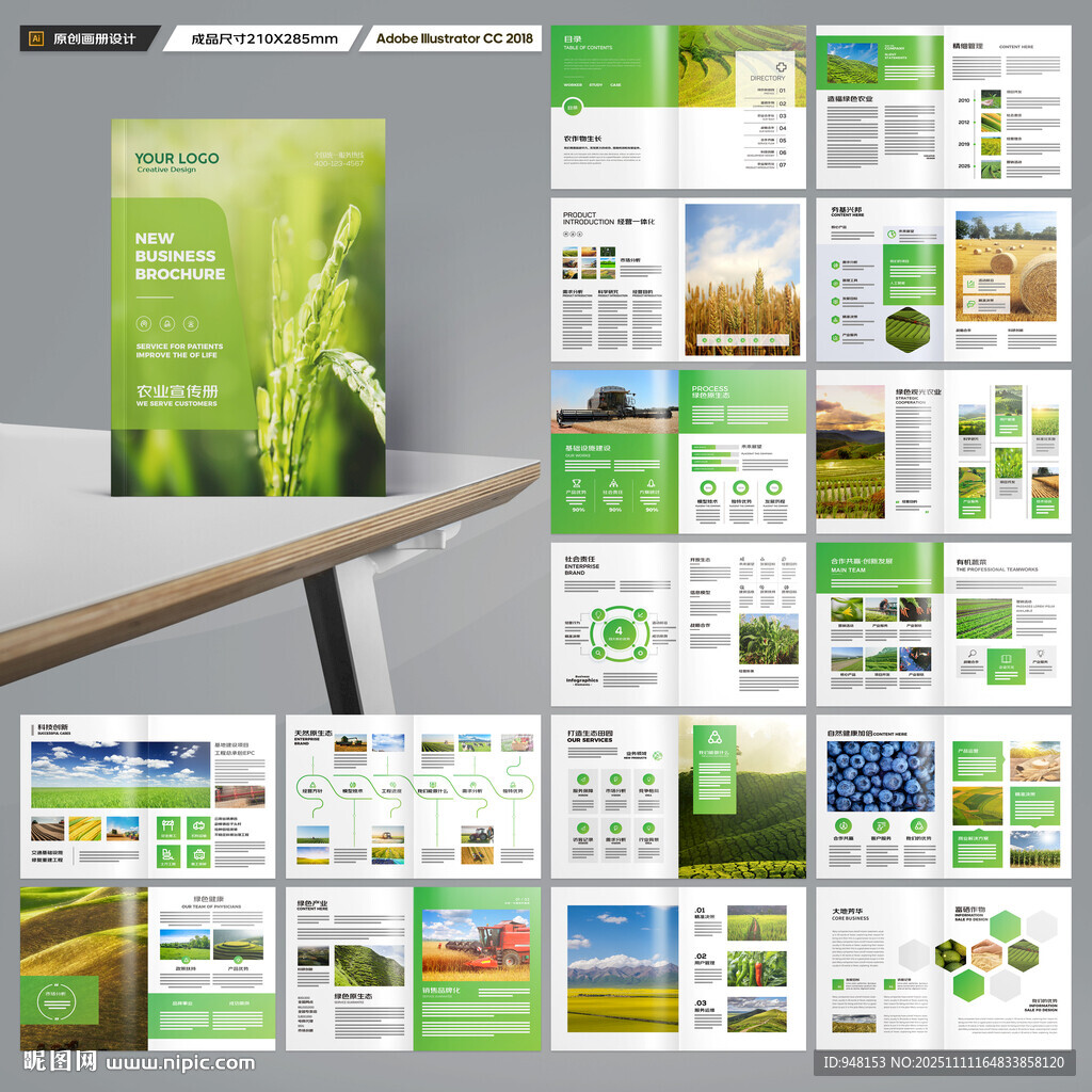 农产品宣传册