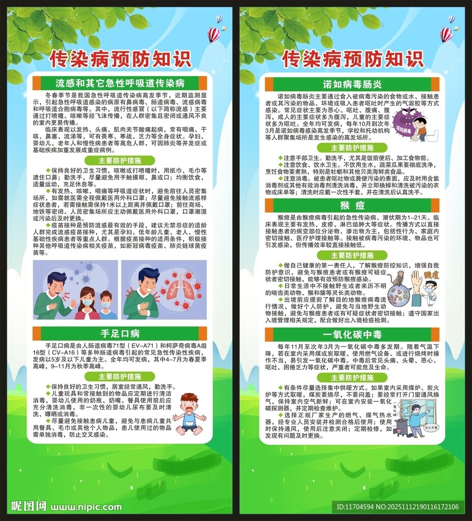 健康教育知识展架