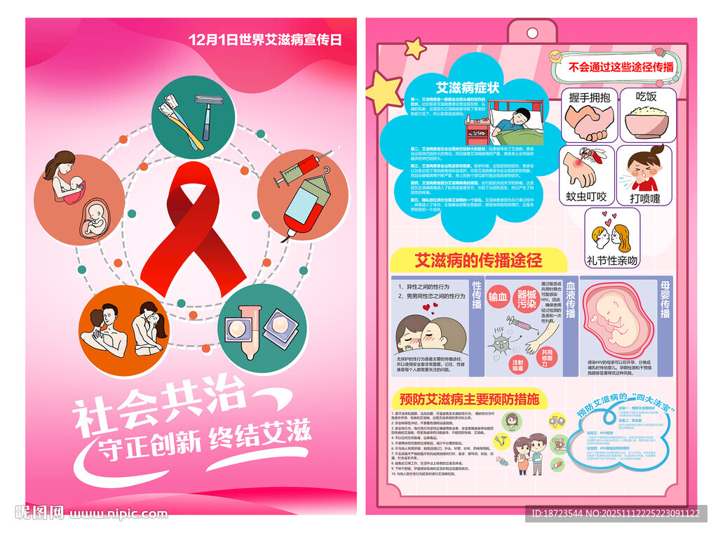 世界艾滋病日海报