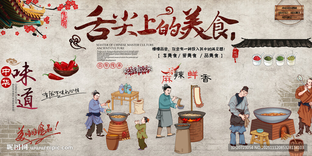 饮食文化墙