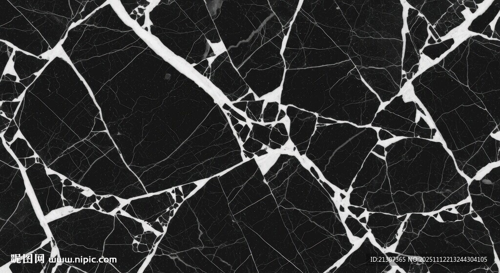 黑白裂纹大理石纹理图案