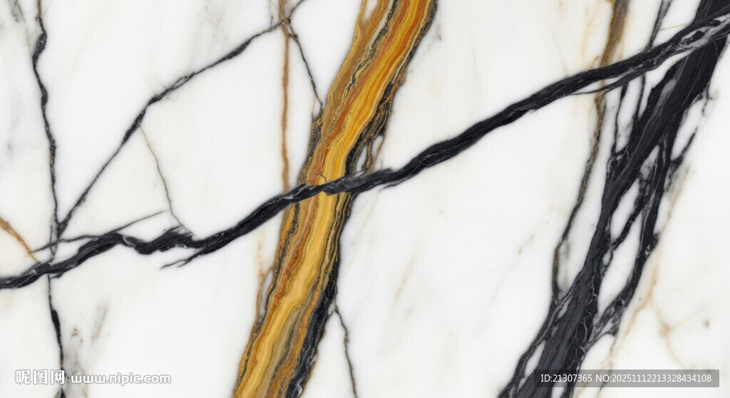 金色纹理大理石图案