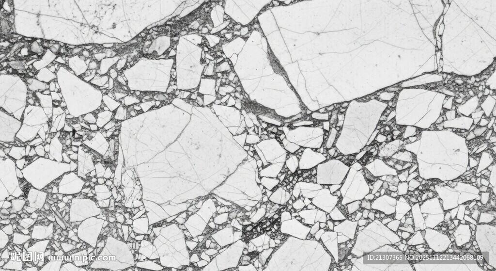 灰白碎石纹理背景图