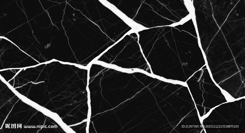 黑色大理石纹理背景图