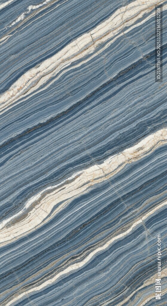 蓝白条纹大理石纹理