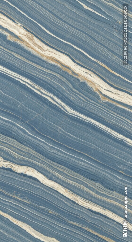 蓝白相间大理石纹理图案