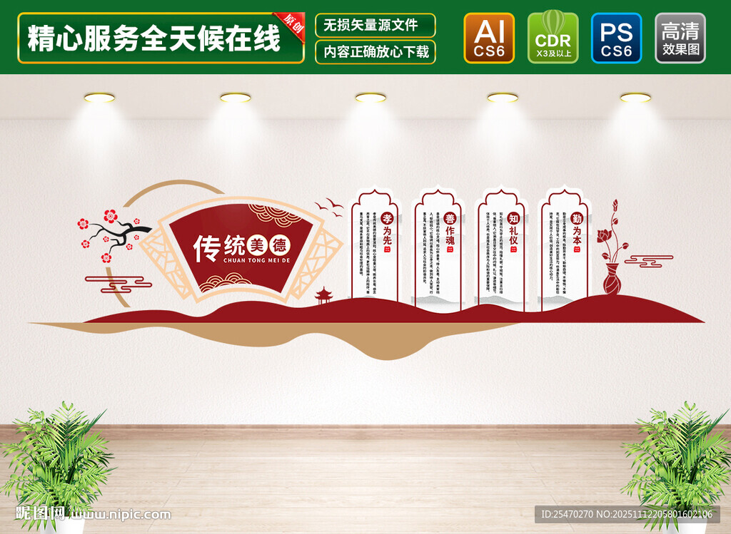 传统美德文化墙