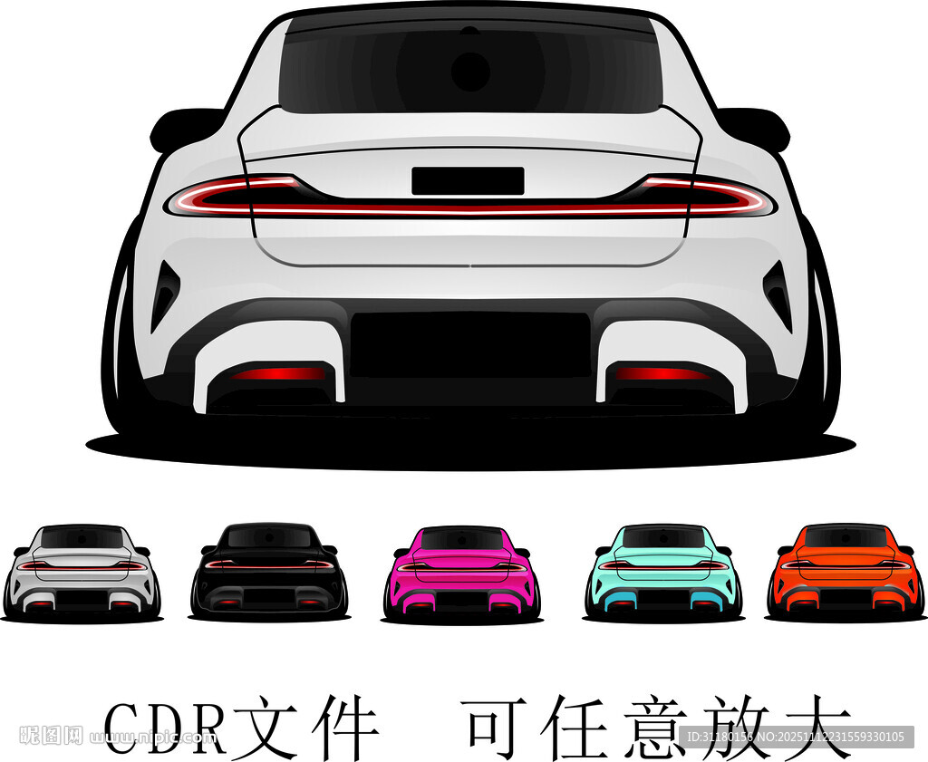 汽车图案矢量图 