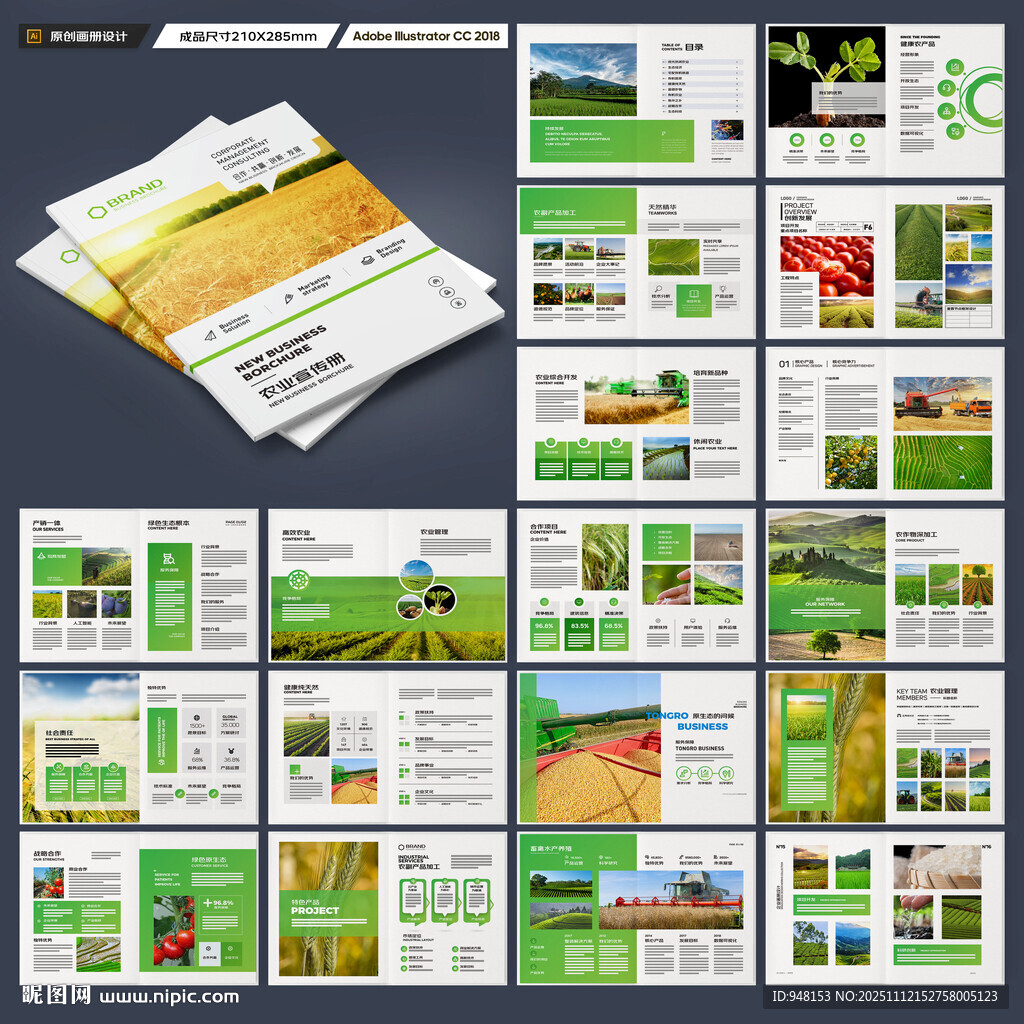 农业合作社画册
