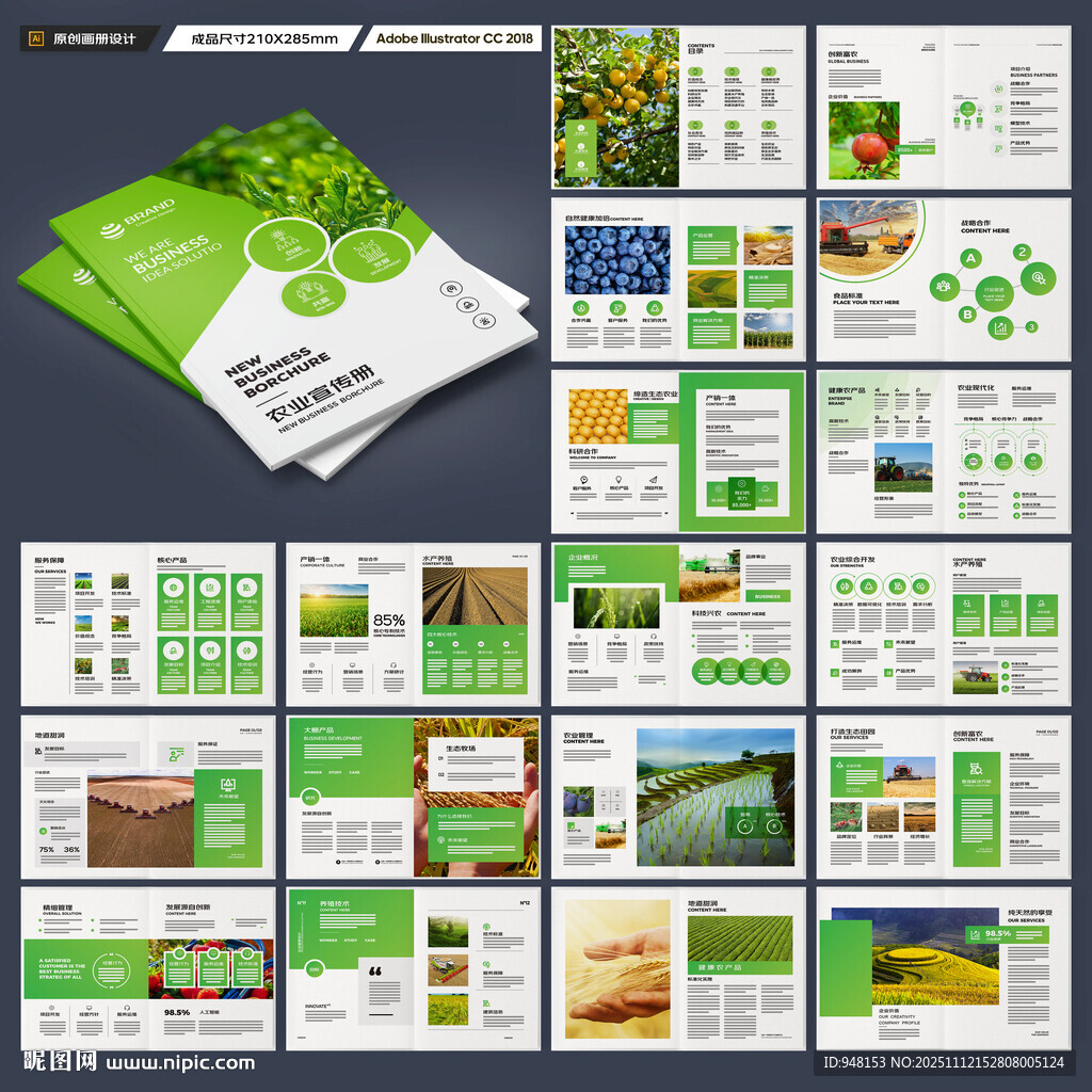 农产品宣传册