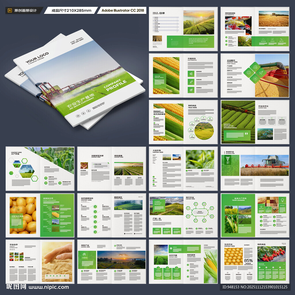 农产品宣传册
