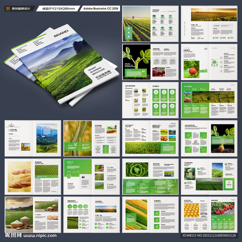农业合作社画册