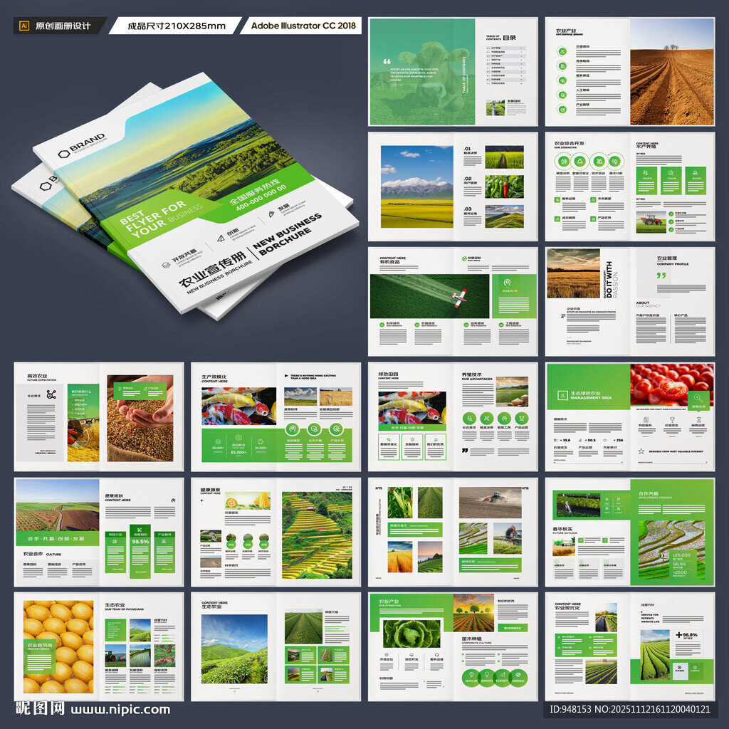 农业合作社画册