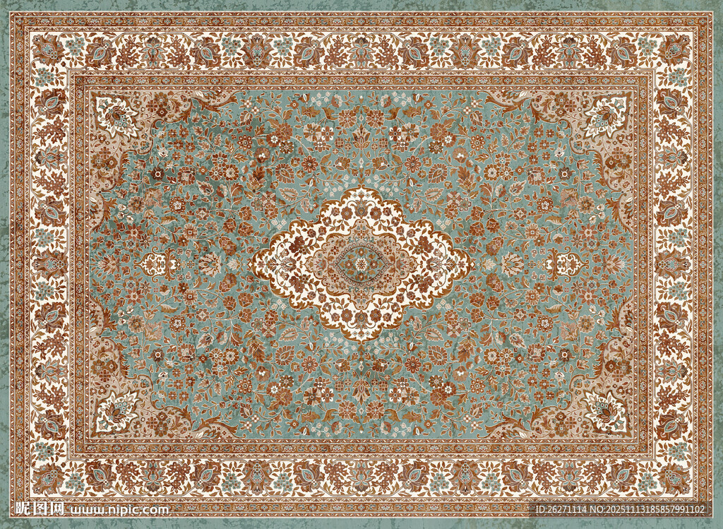 精美复古风波斯风格地毯