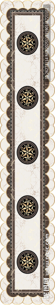 复古金属孔洞装饰部件