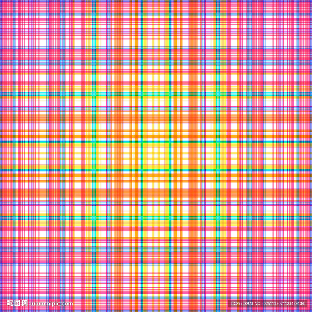 多彩格子图案背景