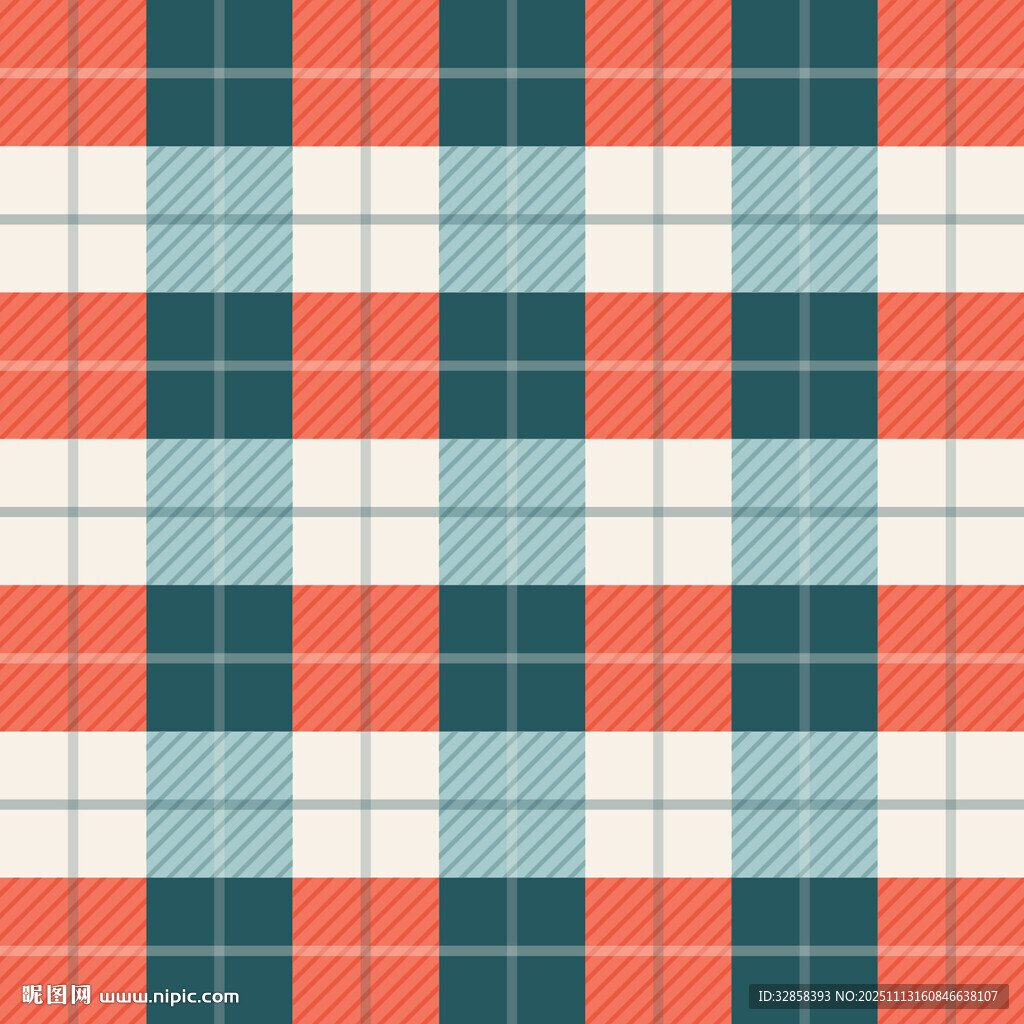 复古格子图案纹理