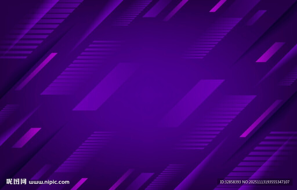 紫色动感科技风背景图案